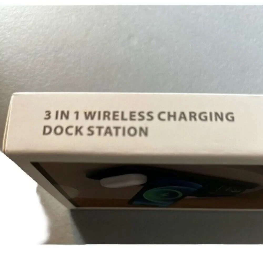 Wireless charging Dock station 3 in 1‎ Phone Watch And Fits Earpods